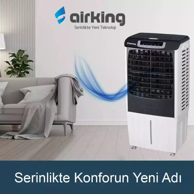 Airking Climax B-1240 Sulu Uzaktan Kumandalı Mobil Hava Soğutucu - Thumbnail