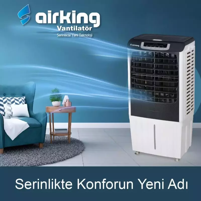 Airking Climax B-1240 Sulu Uzaktan Kumandalı Mobil Hava Soğutucu - Thumbnail