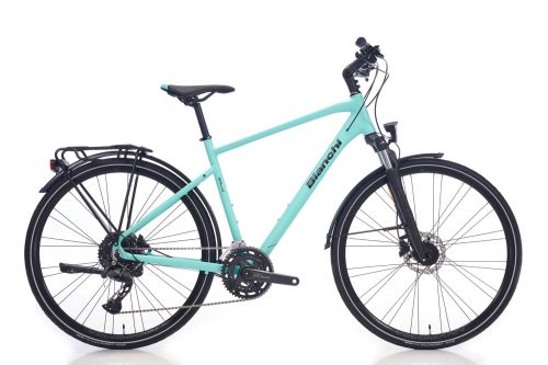 Bianchi - Bianchi Newtourer CUES 28 Jant 47cm ( M ) Kadro Şehir Tur Bisikleti - Celeste Graphıte 