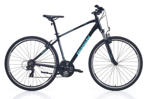 Bianchi - BIANCHI T0018FS-D 28 JANT 510H AL-6061 21S HD BLCK-CELESTE 