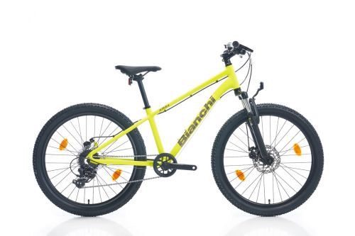 BIANCHI XR24 24 JANT 330H 8A SHIMANO 8S YELLOW FLUO-SILVR GRPHIT 