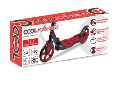 Cool Wheels 12+scooter Kırmızı - Thumbnail