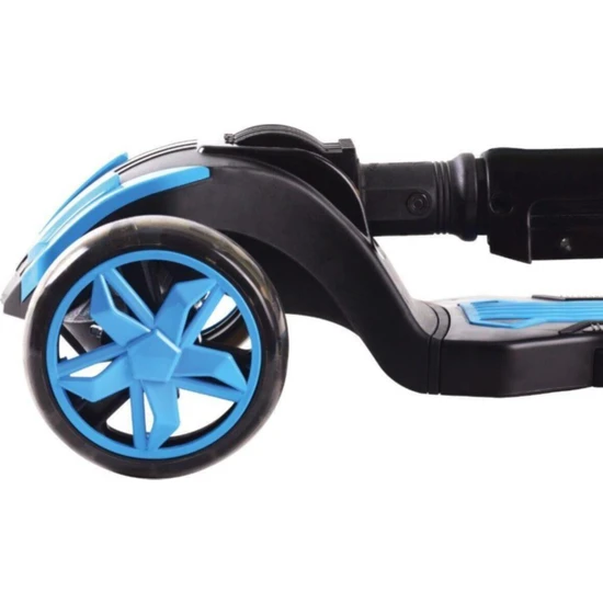 COOL WHEELS COMBO OTURAKLI SCOOTER MAVİ - Thumbnail