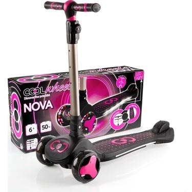 Cool Wheels Nova Scooter Pembe - Thumbnail