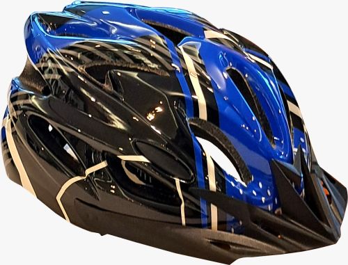 Hattrick - Hattrick KS 25 bisiklet kask siyah mavi