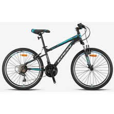 Kron - KRON GERONİ MARS Plus 24 JANT MTB - 13′ - 21 Vites - V.B - Siyah-Gri/Turkuaz