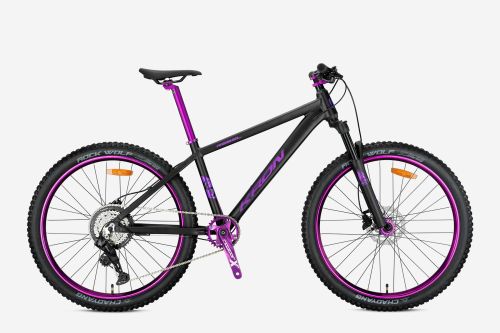 Kron - KRON REBEL 27.5 JANT MTB - 16.5' - 8 Vites - H.Disc - Mat Siyah/Mor 