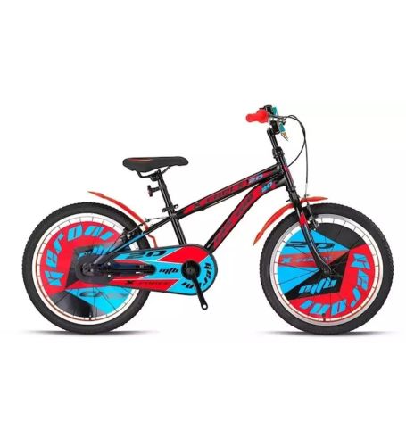 Kron - KRON X-FORCE 16 JANT MTB - 10' - Vitessiz - V.B. - Siyah-Mavi/Kırmızı