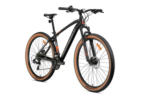 KRON XC 100 26 JANT MTB - 14' - 21 Vites - H.Disc - Mat Siyah/Neon Turuncu-Füme