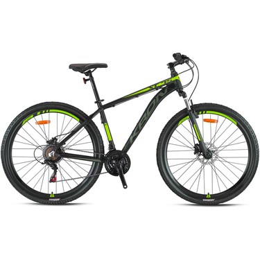 Kron - KRON XC 75 27.5 JANT MTB - 19' - 21 Vites - H.DISC - Mat Siyah-Neon Sarı/Füme