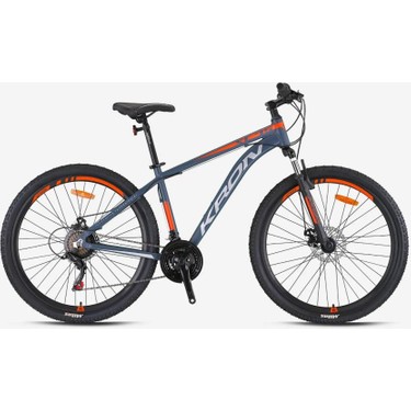 KRON XC 75 29 JANT MTB - 19' - 21 Vites - H.DISC - Mat Gri-Neon Turuncu/Gri