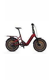  Loop COASTER 20 Jant Katlanır (FAT Bike) - 7 Vites Elektrikli Bisiklet Kırmızı-Siyah - Thumbnail