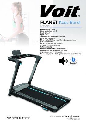 PLANET OTO. EĞİMLİ KOŞU BANDI/SYH - Thumbnail