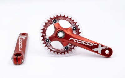 Raptor Ayna Kol A23Z-AS322P-34T 170mm Şeffaf muafazalı Kırmızı - Thumbnail