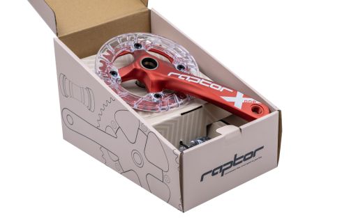 Raptor Ayna Kol A23Z-AS322P-34T 170mm Şeffaf muafazalı Kırmızı