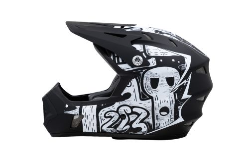 RAPTOR GRAVITY Full Face Kask Street Noir - M