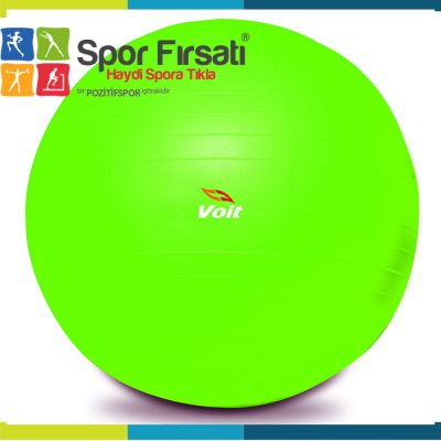 Voit 65 Cm. Pilates Topu Yeşil + Pompa Hediyeli