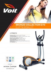 Voit D70 Bronze Collection Eliptik Bisiklet - Thumbnail