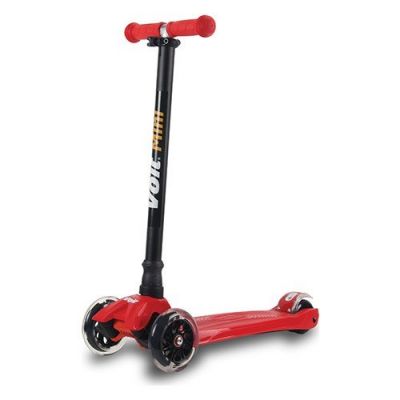 Voit - Voit Mini Led Işıklı 3 Teker Scooter -Kırmızı -New