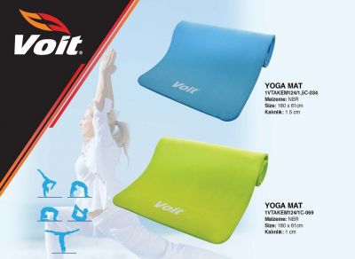 Voit Nbr Yoga Mat 1 cm Yeşil- 1VTAKEM124/1C-069
