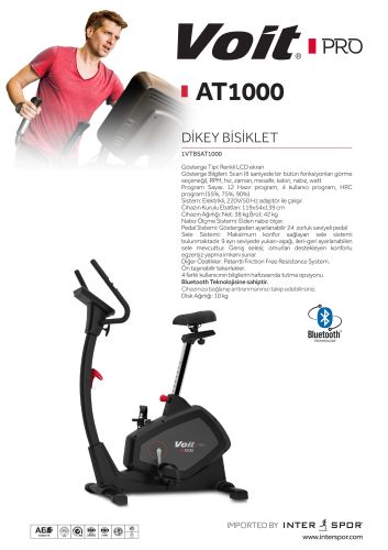 Voit Pro AT1000 DİKEY BİSİKLET 