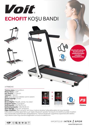 Voit Echo Fit Koşu Bandı